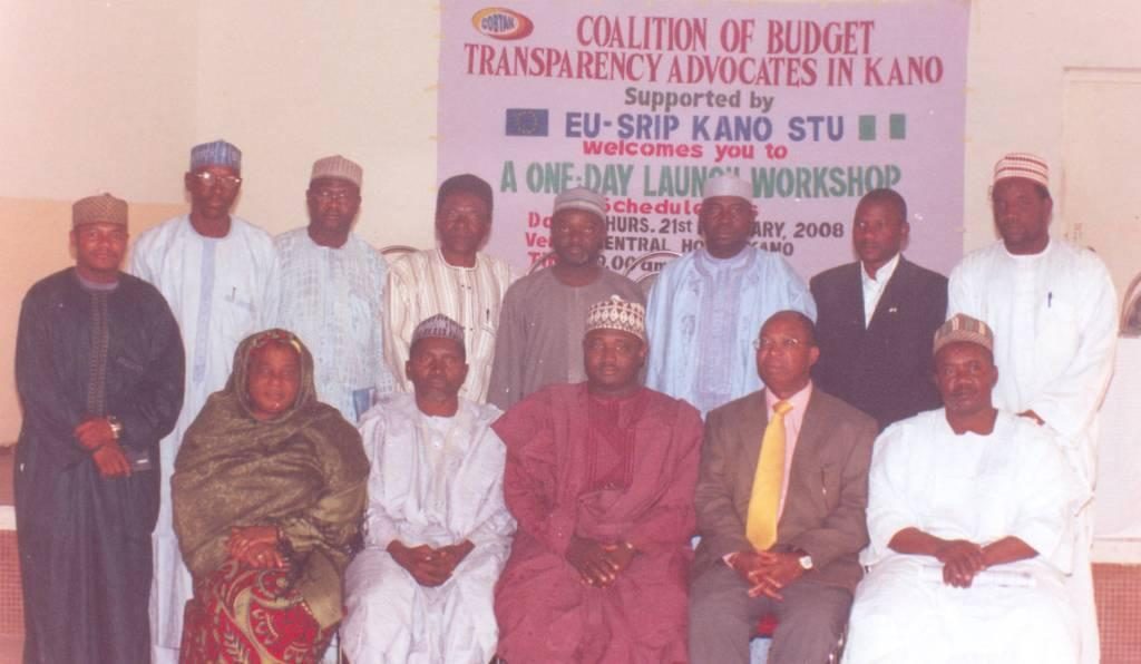 Launch of COBTAK in Kano, 21 February 2008. COMSSI's Executive Director is third from right.