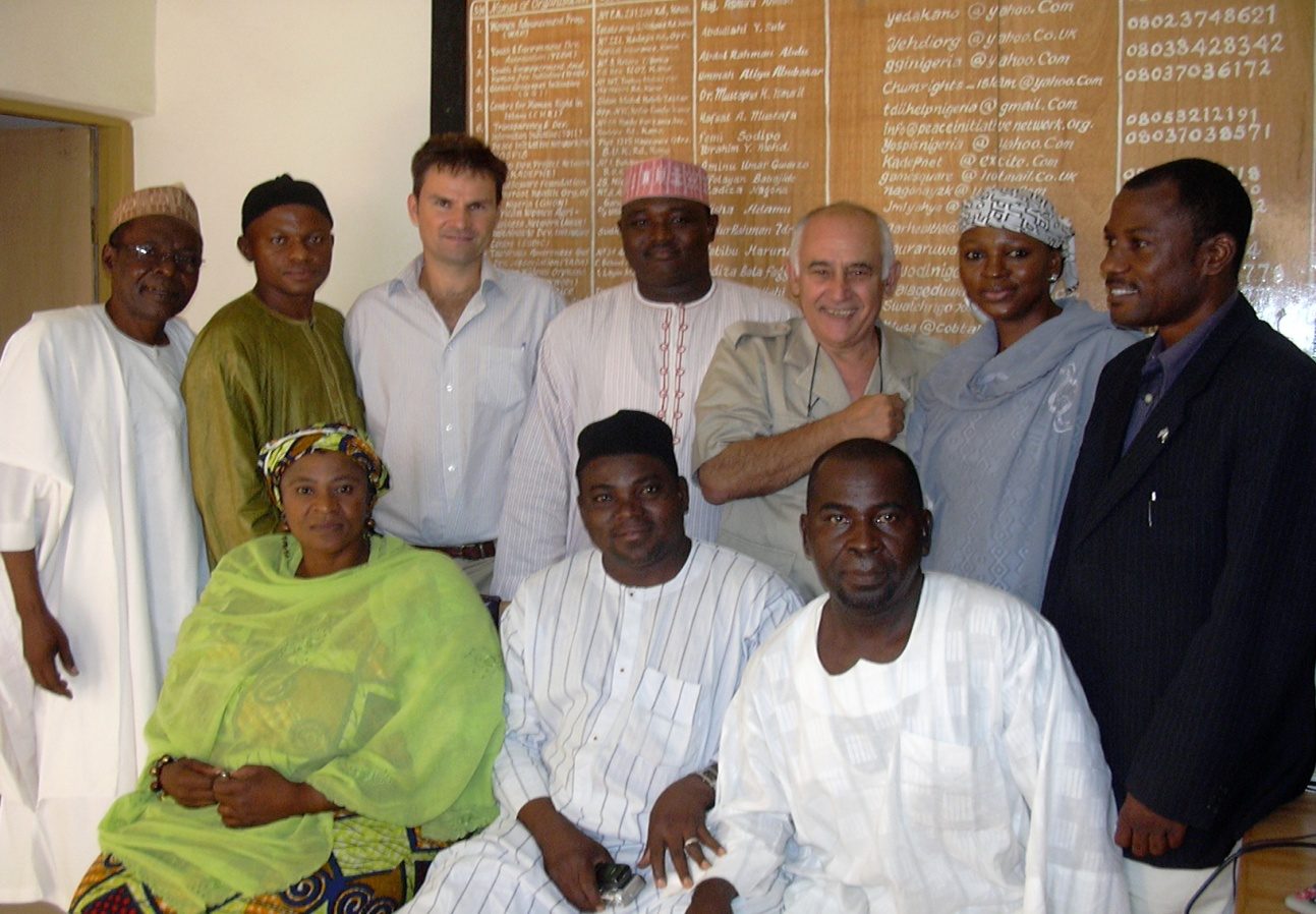 With COBTAK officials and visiting EU experts.
