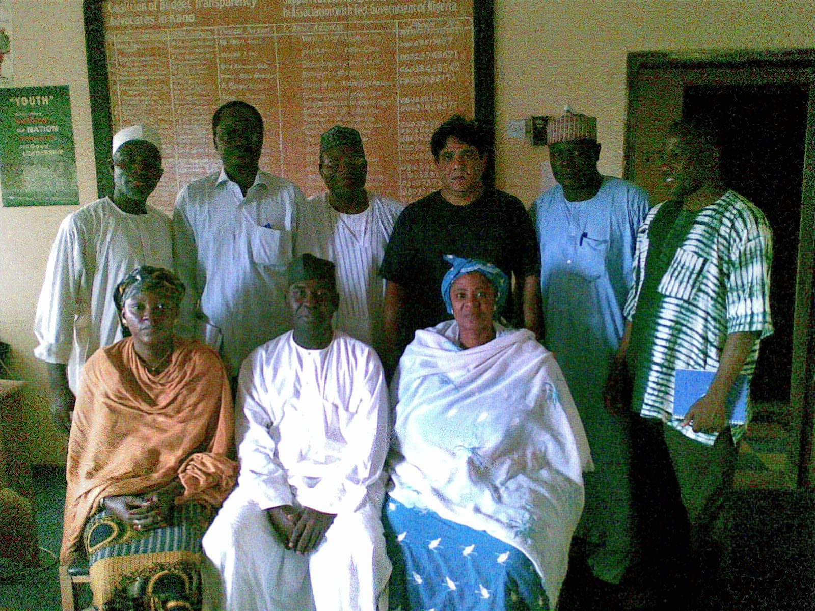 COBTAK executives with a visiting European Commission mission at the COBTAK head office, October 2009.
