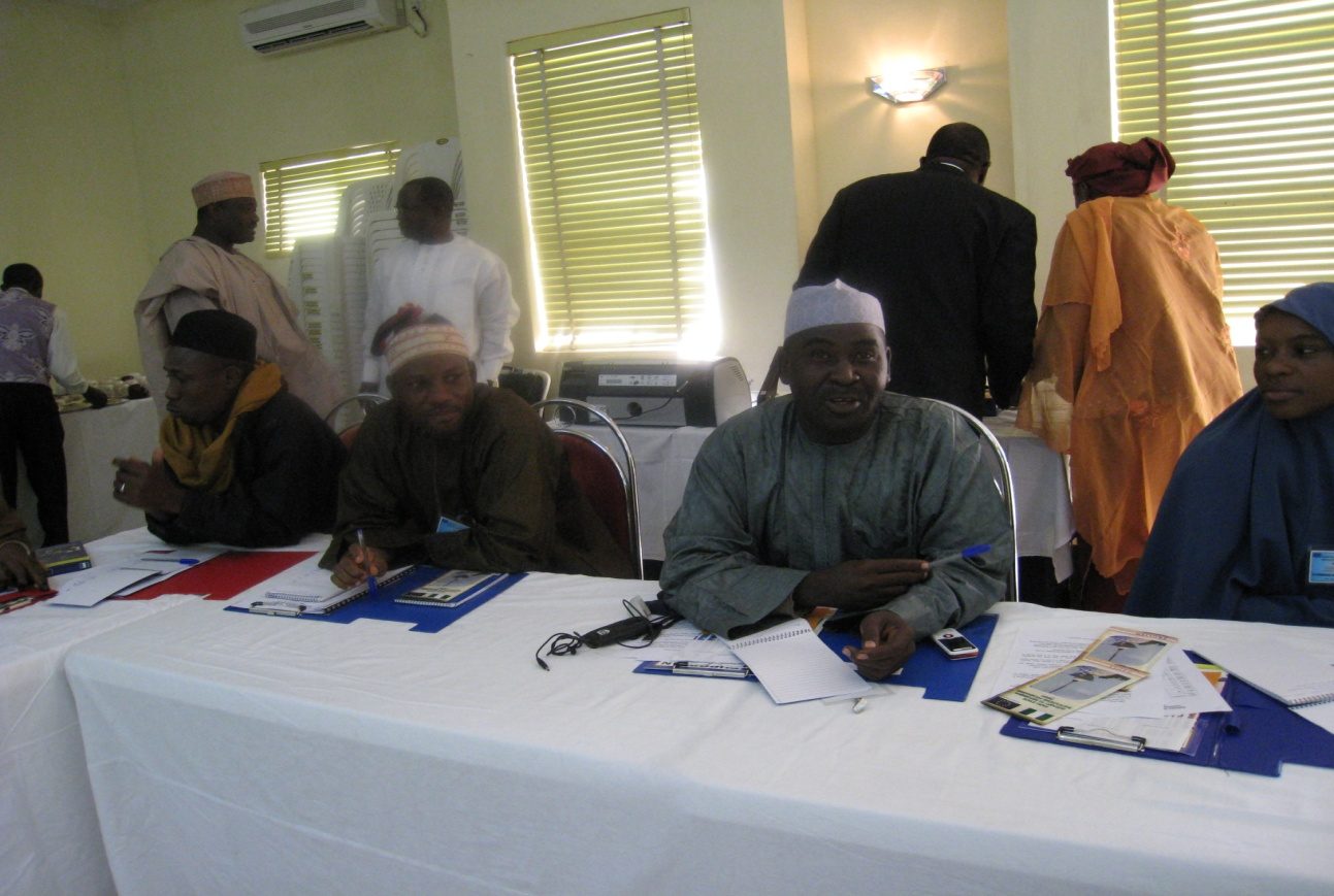 Communication skills and report writing workshop, Kaduna, January 2008.